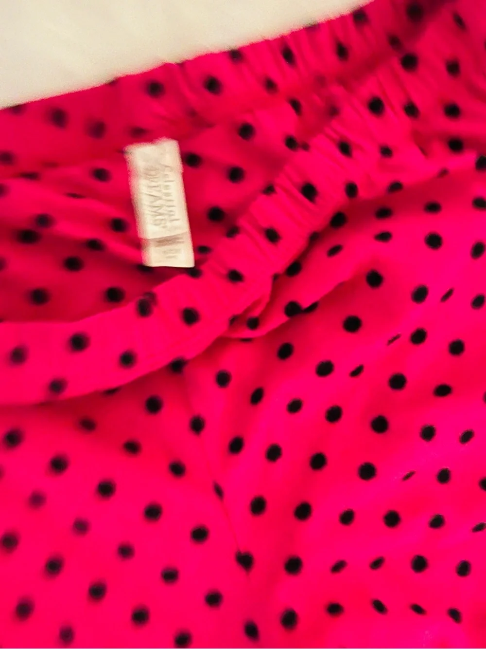 H&M Hot Pink Polka Dot Pajama Bottoms
